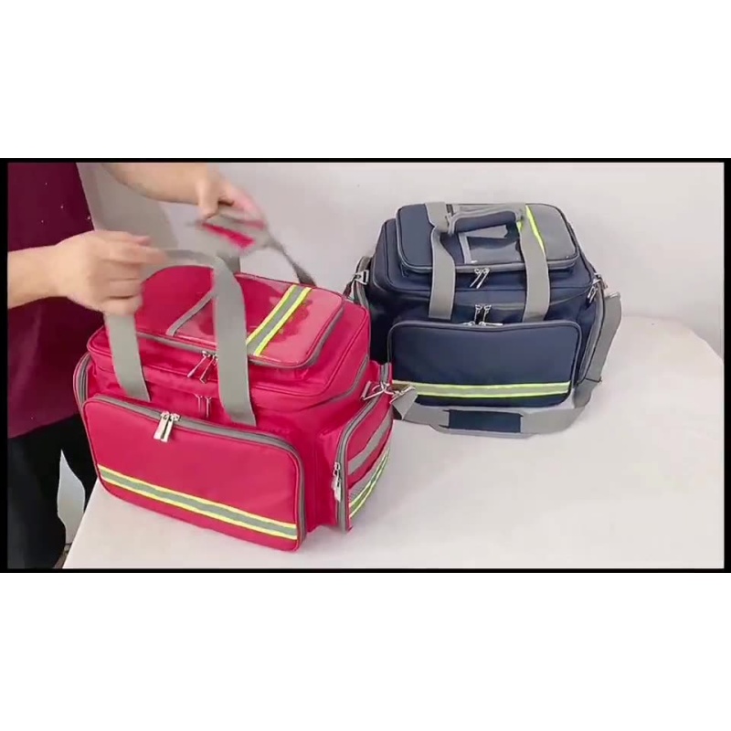 High-visibility outdoor first aid kit