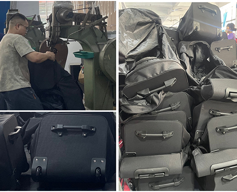 Mise à jour de l'innovation de l'usine : le sac de voyage à roulettes Ripstop à motifs de 110 L est désormais en production