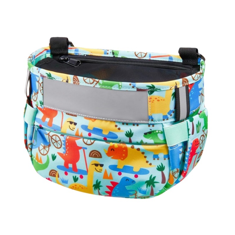 Polyester scooter basket for kids