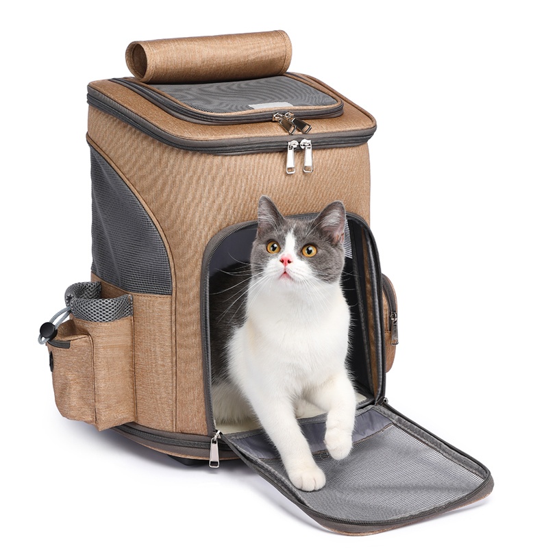 Ventilated Travel Backpack for Cats and Dogs