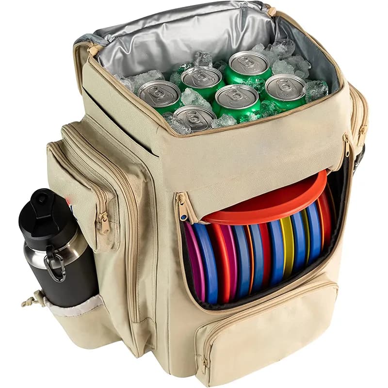 Stylish backpack for golf refreshments