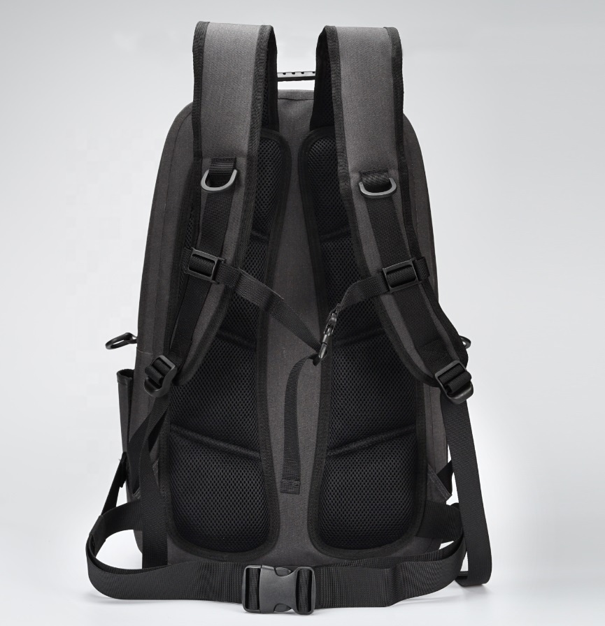 Spacious backpack with padded laptop sleeve