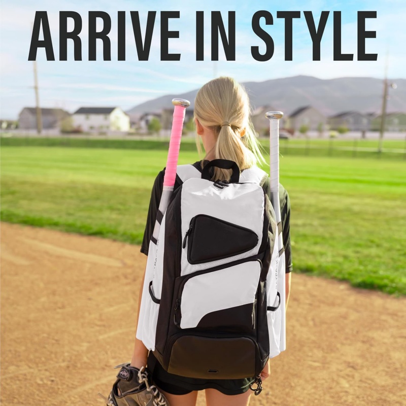 Durable baseball bat bag backpack
