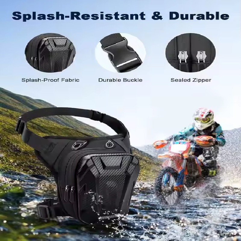 Compact leg bag for outdoor activities